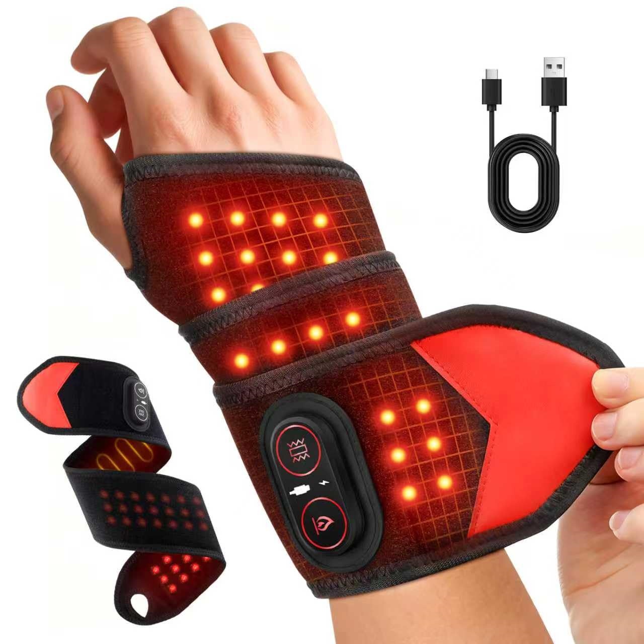 Ankle Brace - حزام العلاج بالضوء الأحمر المحمول 660