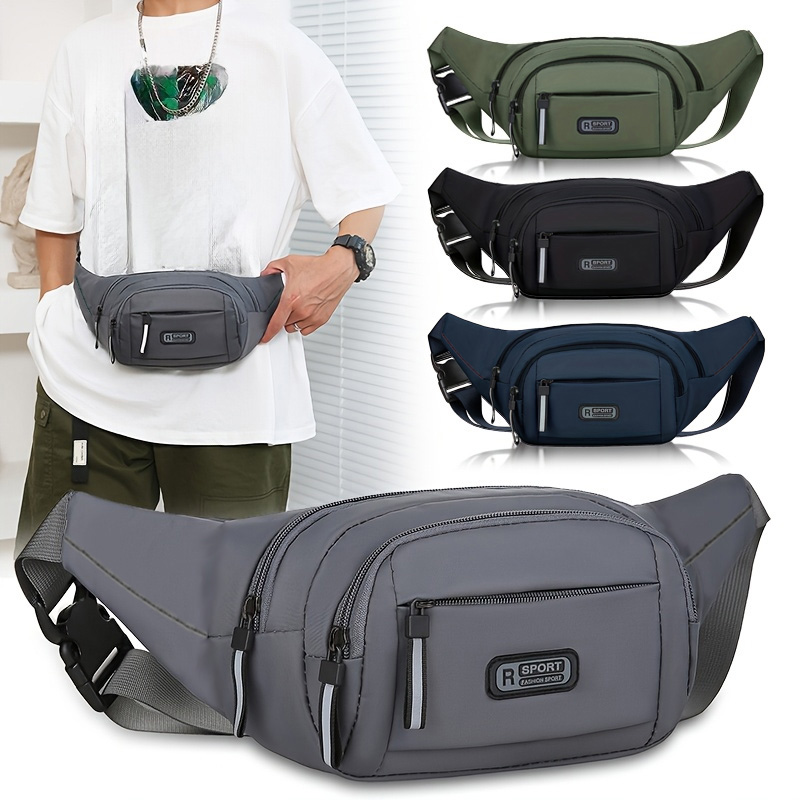 Running Belt - حقيبة خصر رجالية مقاومة للماء، متعددة