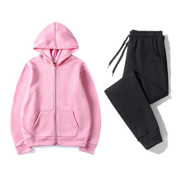 Joggers Pants - طقم هودي رجالي بسحاب نصفي وبنطلون