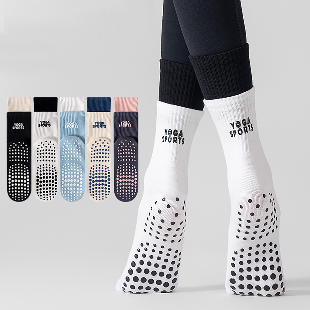 Sports Socks - جوارب يوغا احترافية مزدوجة الطبقات بتصميم