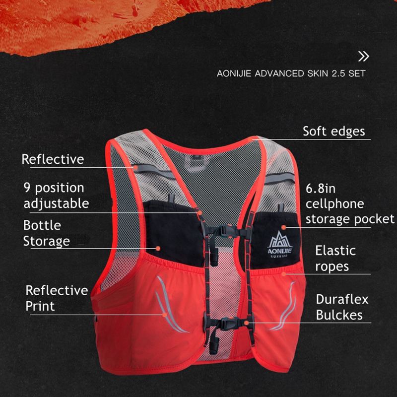 AONIJIE-حقيبة ظهر خفيفة الوزن  - مراجعة Hydration Vest وسعره