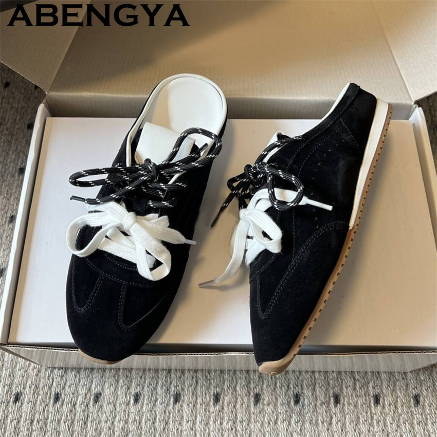 شباشب نسائية مسطحة كاجوال بربا - مراجعة Running Shoes Women وسعره
