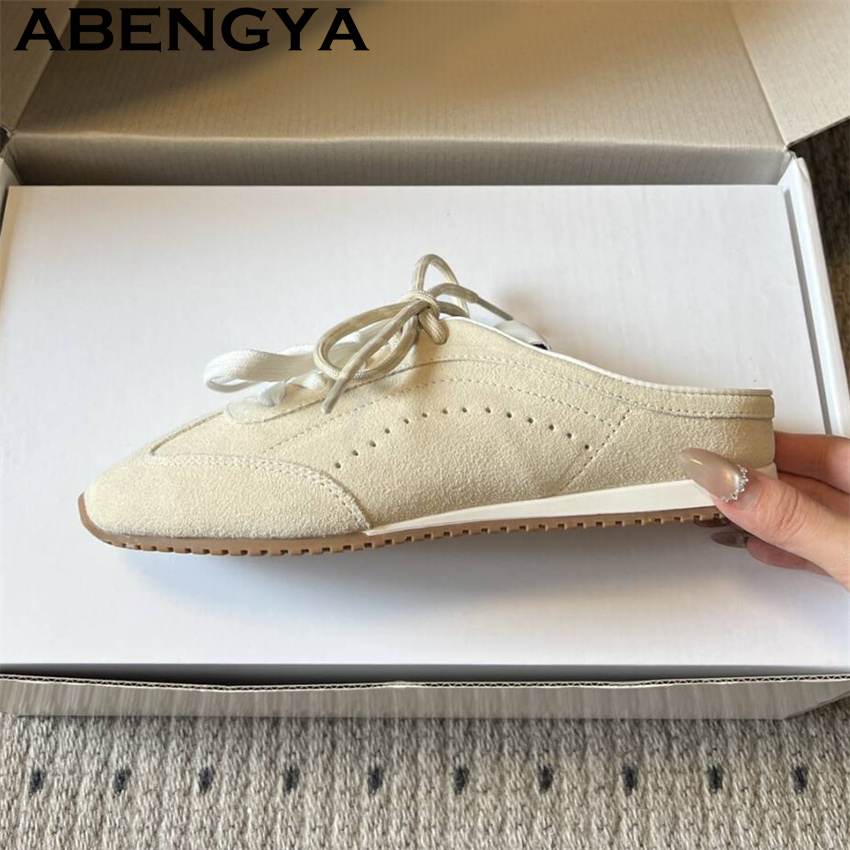 شباشب نسائية مسطحة كاجوال بربا - مراجعة Running Shoes Women وسعره