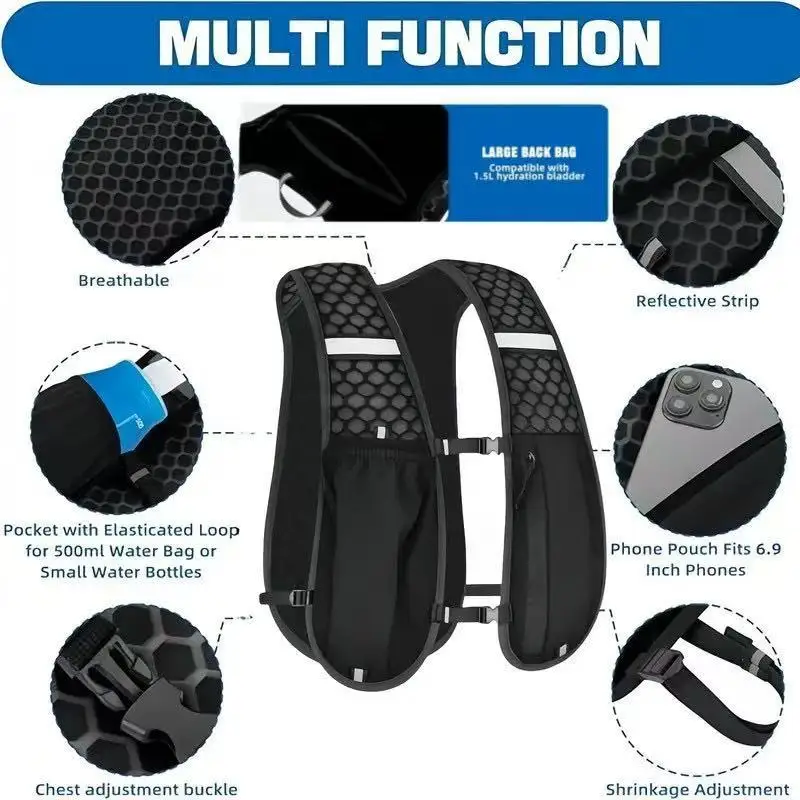 حقيبة ظهر رياضية خفيفة الوزن م - مراجعة Hydration Vest وسعره