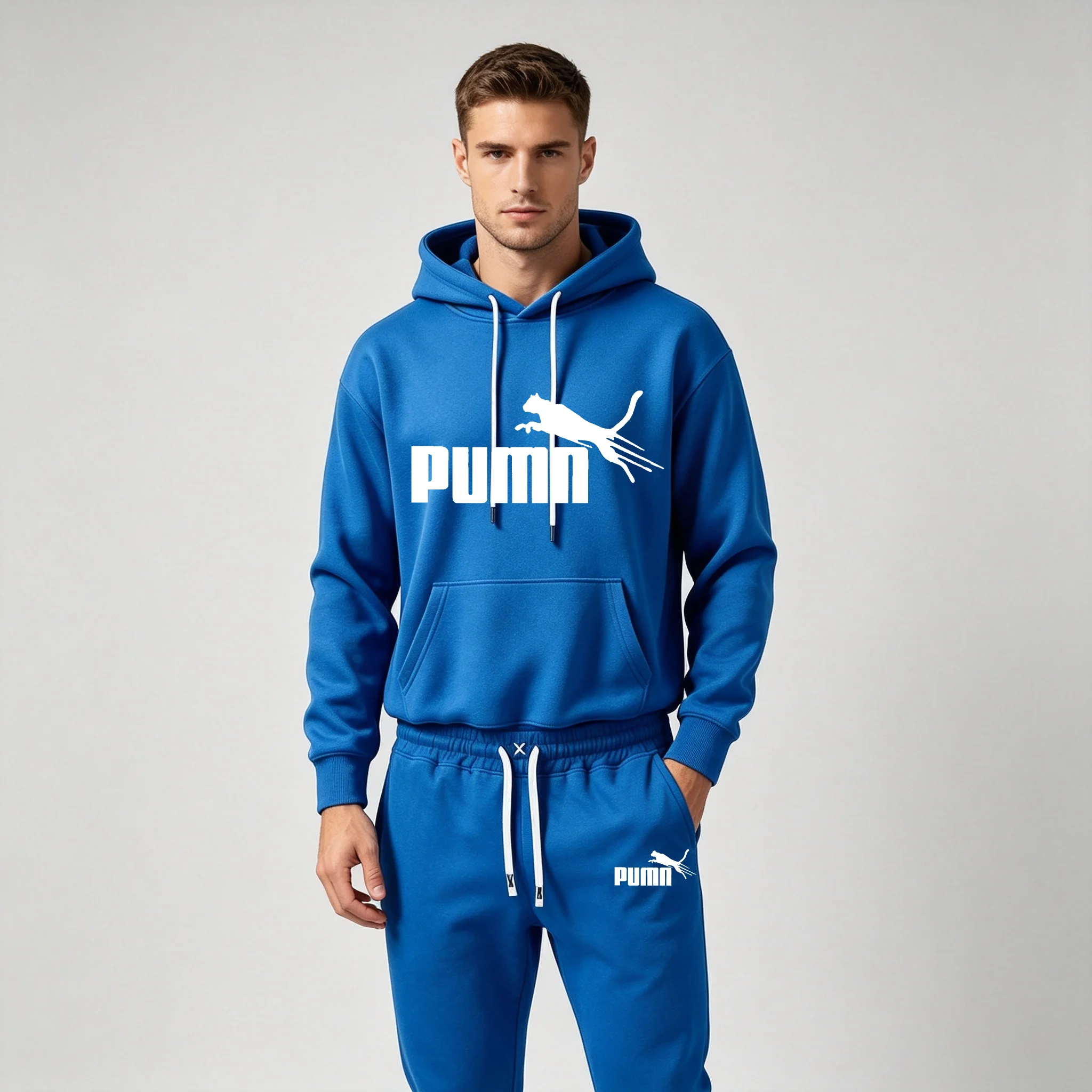 طقم رياضي رجالي مكون من هودي ب - مراجعة Joggers Pants وسعره