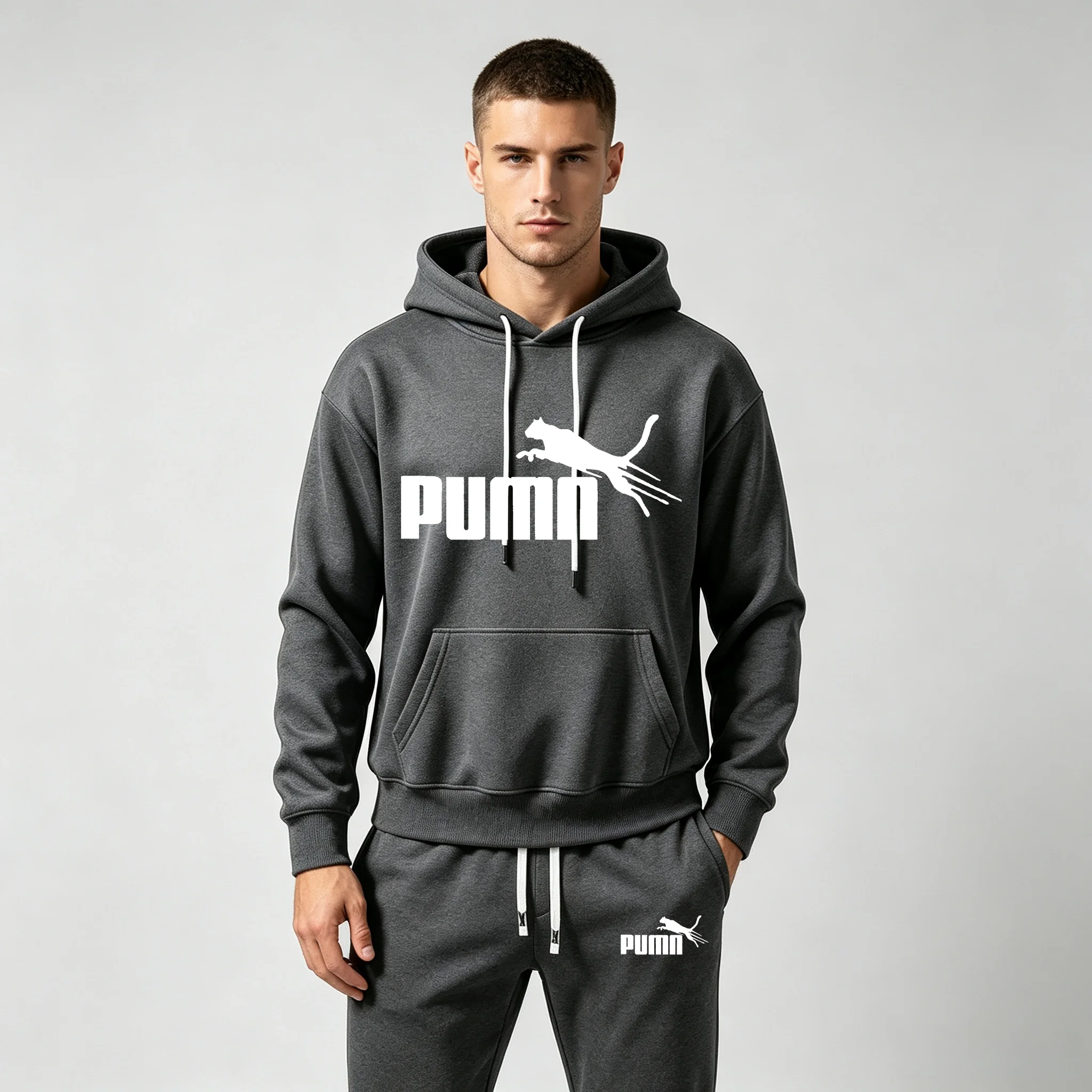 طقم رياضي رجالي مكون من هودي ب - مراجعة Joggers Pants وسعره