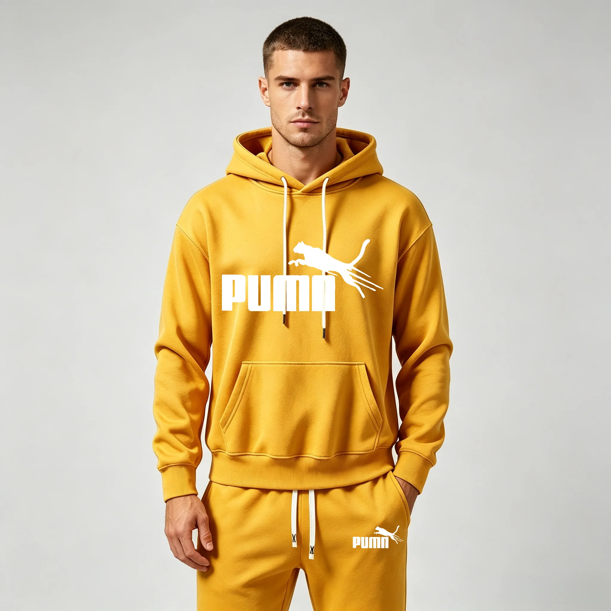 طقم رياضي رجالي مكون من هودي ب - مراجعة Joggers Pants وسعره