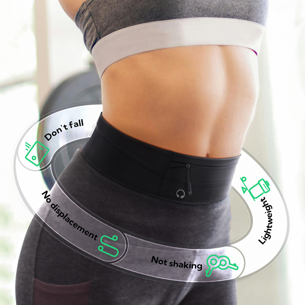 WATERFLY حزام الجري حزمة مراوح - مراجعة Running Belt وسعره